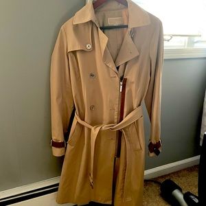 Michael Kors trench with wrist detail